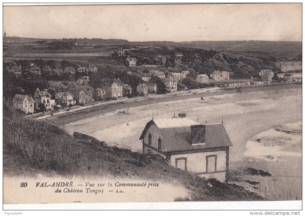 Cp , 22 , VAL-ANDRÉ , Vue Sur La Communauté Prise Du Château Tanguy - Pléneuf-Val-André