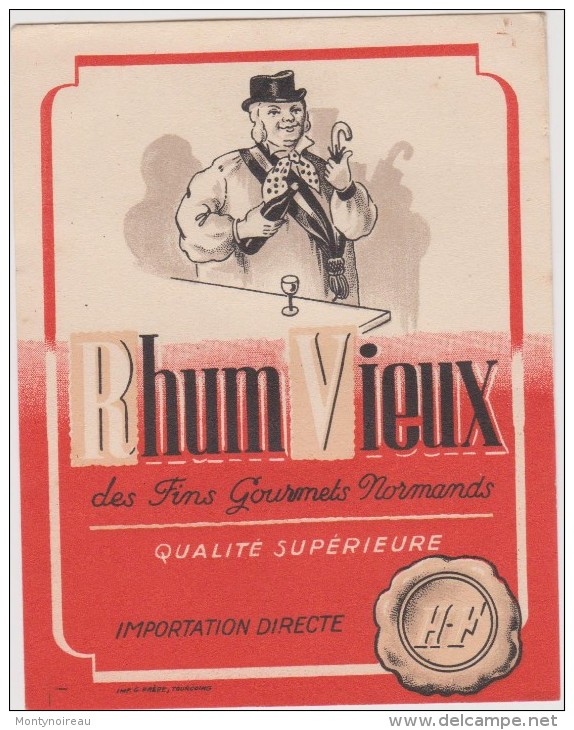 étiquette :rhum  Normand  , Imp A    Tourcoing  (  30/01/2015 ) - Rhum