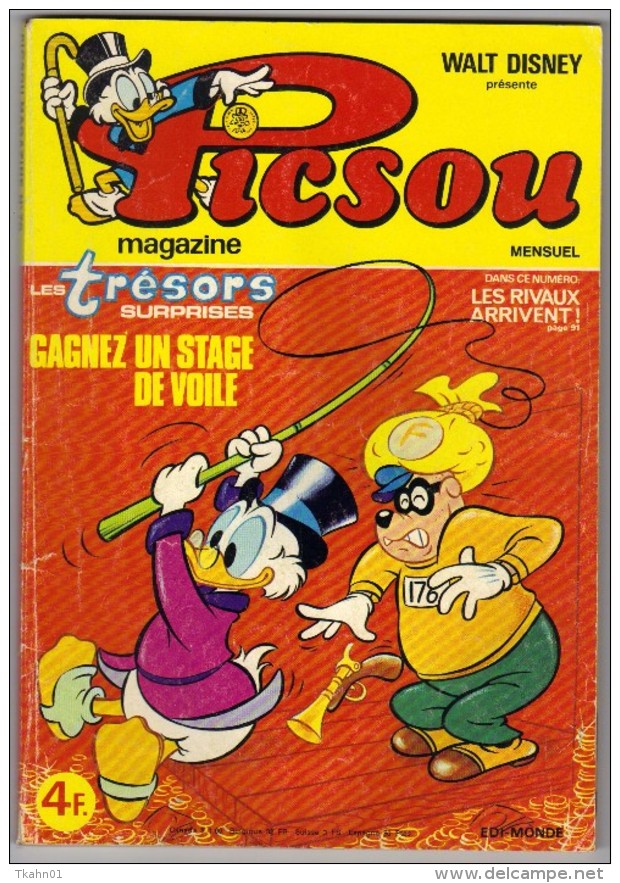 PICSOU MAGAZINE N° 76 " EDI-MONDE " DE 1978 - Picsou Magazine