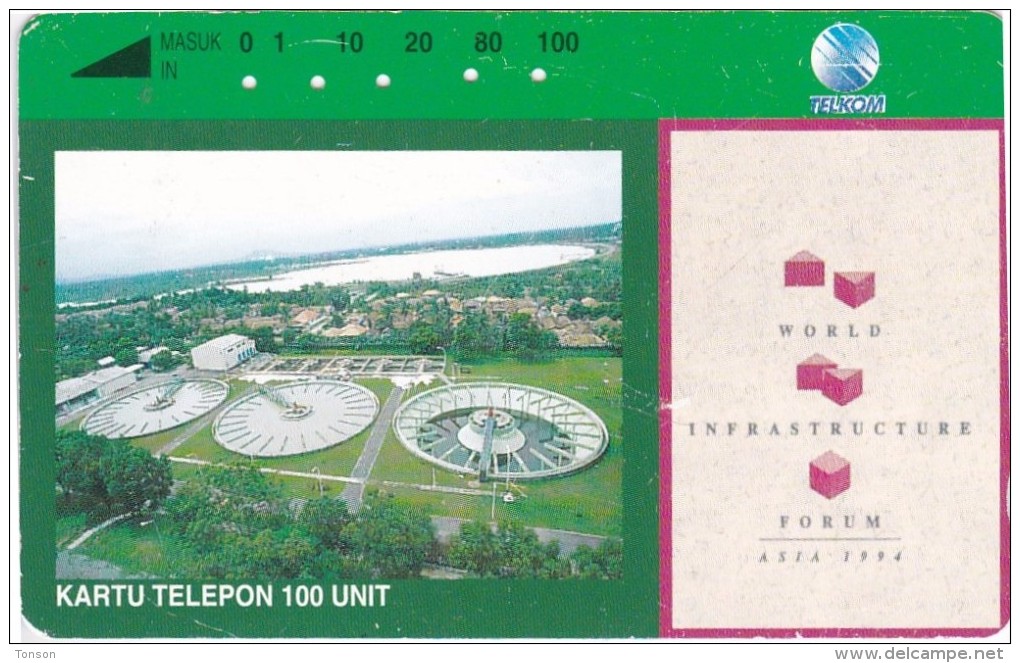 Indonesia, S316, World Infrastructure Forum Asia 1994, 2 Scans. - Indonesië