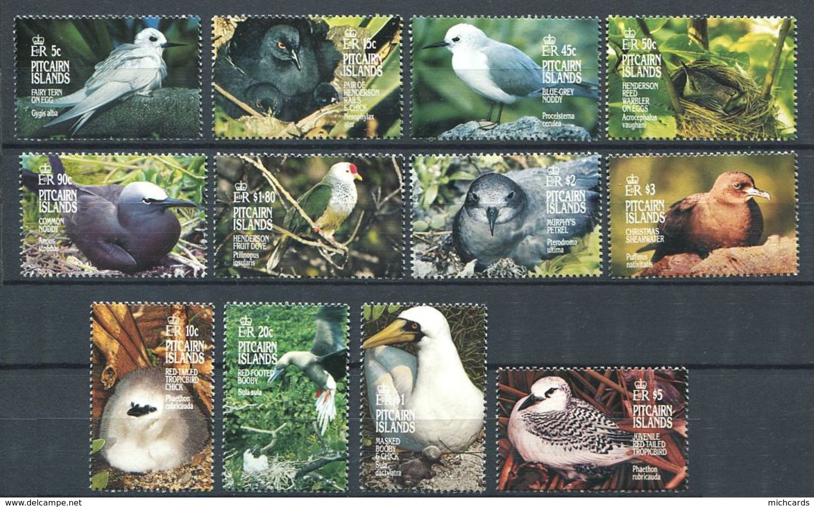 165 PITCAIRN 1995 - Yvert 432/43 - Oiseau - Neuf ** (MNH) Sans Trace De Charniere - Pitcairn