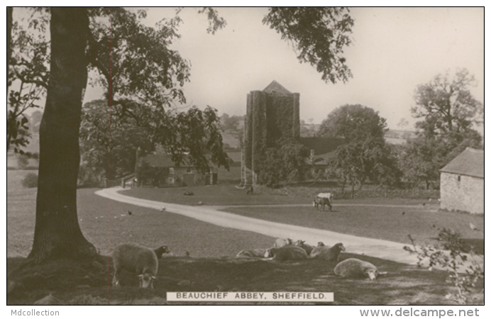 GB SHEFFIELD / Beauchief Abbey / GLOSSY CARD - Other & Unclassified