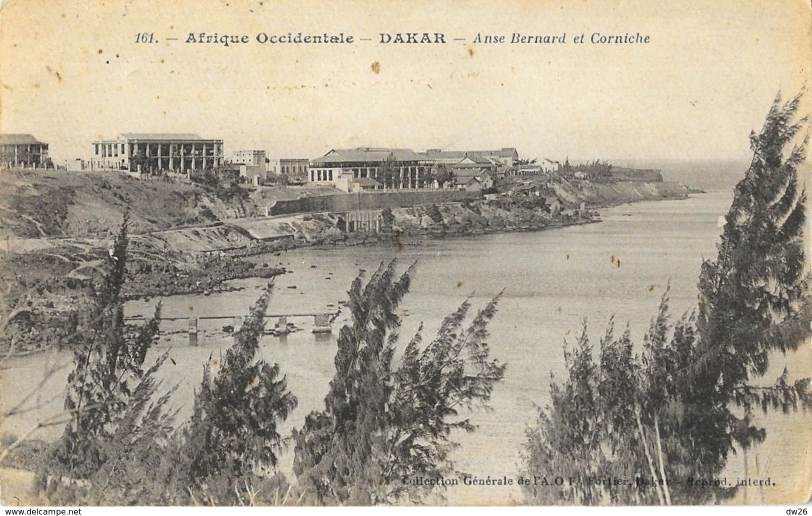 Afrique Occidentale - Sénégal - Dakar - Anse Bernard Et Corniche - Collection De L'A.O.F. - Senegal