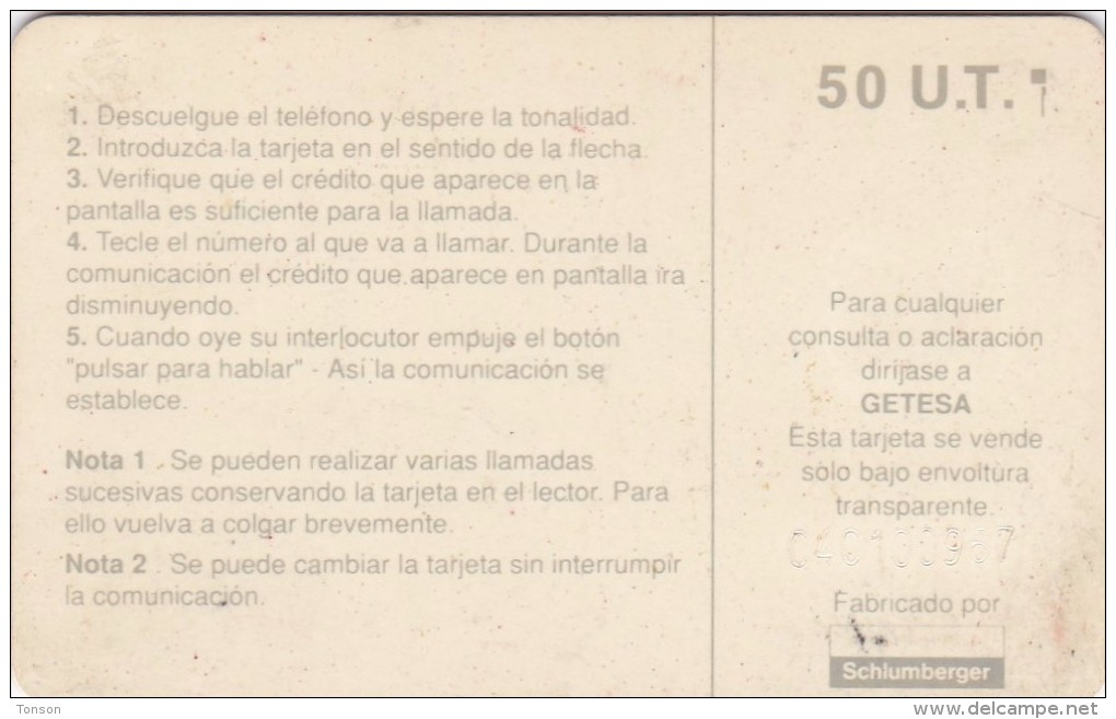 Equatorial Guinea, EQG-05-A?, 50units, Landscape (Grey-Blue Rev.) Batch C4C, 2 Scans. - Equatoriaal Guinea