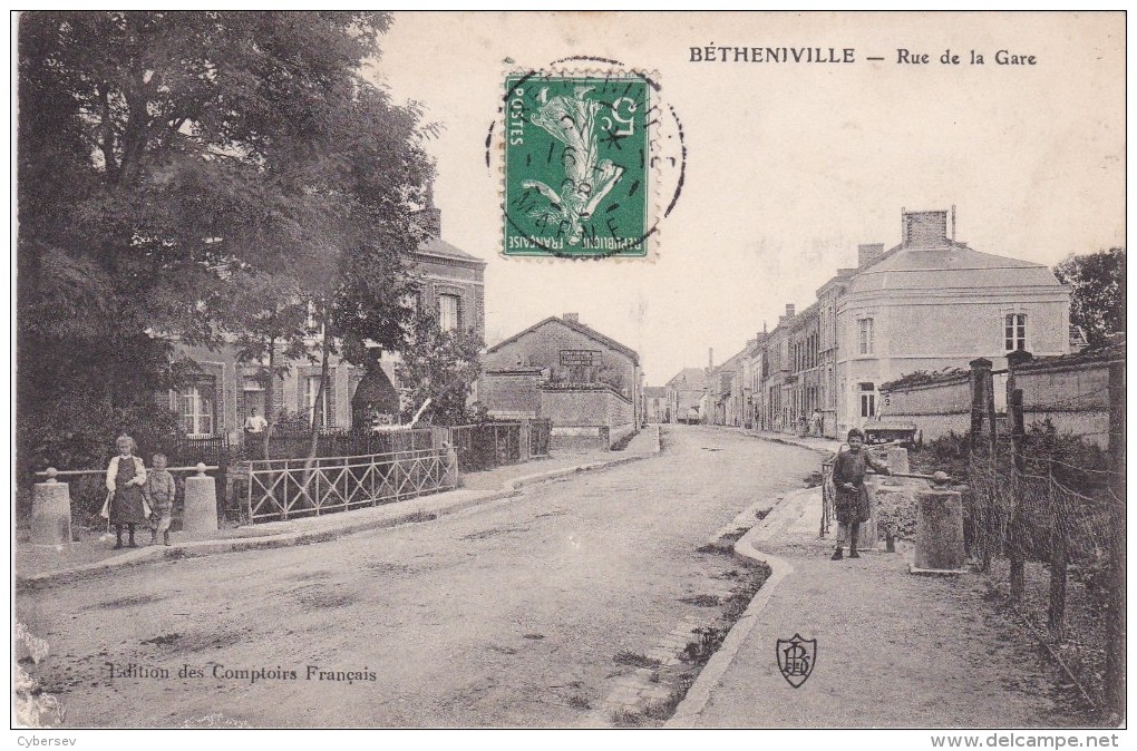 BETHENIVILLE - Rue De La Gare - Animé - Bétheniville