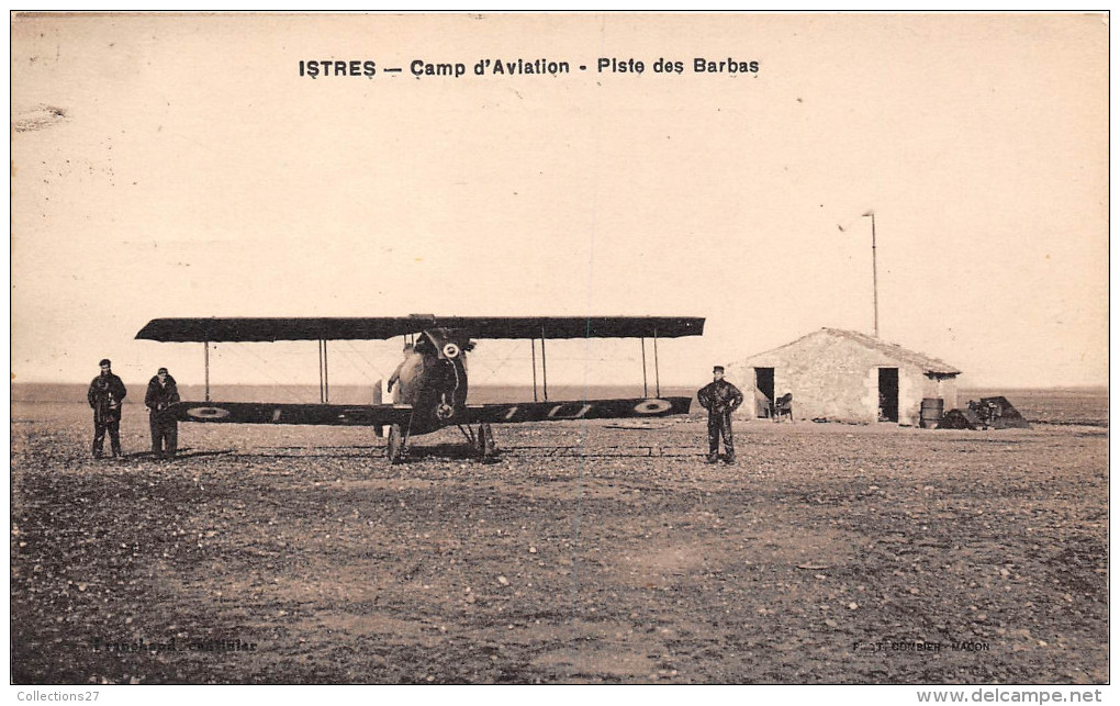 13-ISTRE- CAMP D'AVIATION - PISTE DES BARBAS - Istres