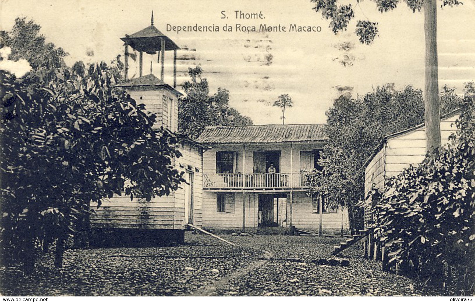 SÃO S. TOMÉ, THOMÉ, Dependencia Da Roça Monte Macaco, 2 Scans - Sao Tome Et Principe
