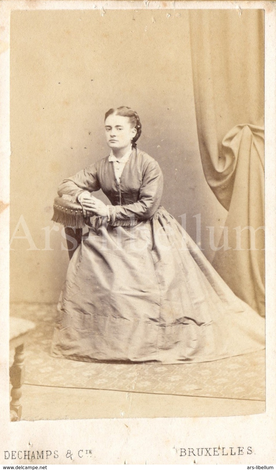 Photo-carte De Visite / CDV / Femme / Woman / Photo / Dechamps & Cie / Bruxelles - Alte (vor 1900)