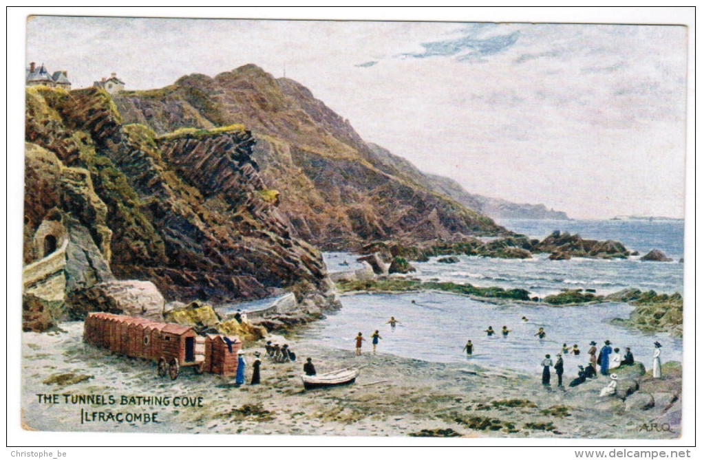 Ilfracombe, The Tunnel's Bathing Cove (pk30218) - Ilfracombe