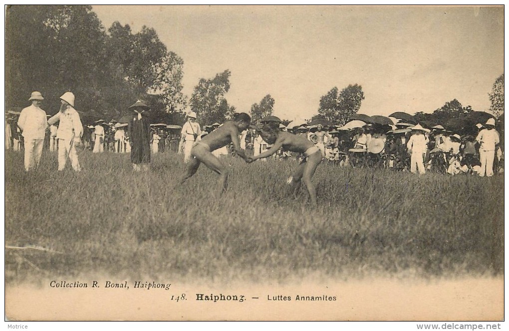 HAIPHONG - Luttes Annamites. - Lutte