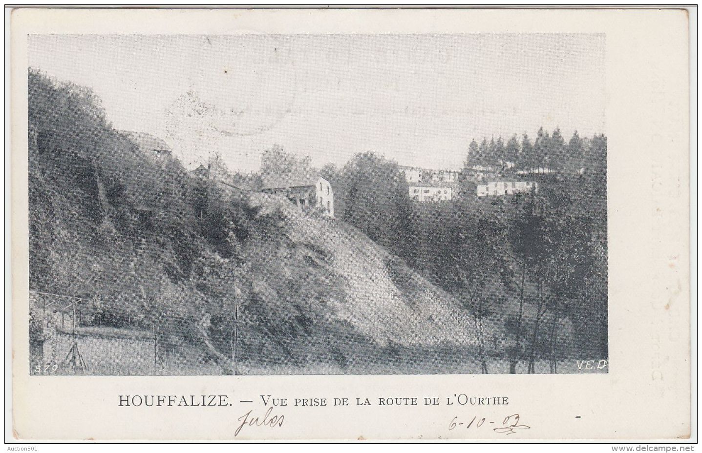 27056g  VILLAGE - PANORAMA - Houffalize - 1903 - Houffalize