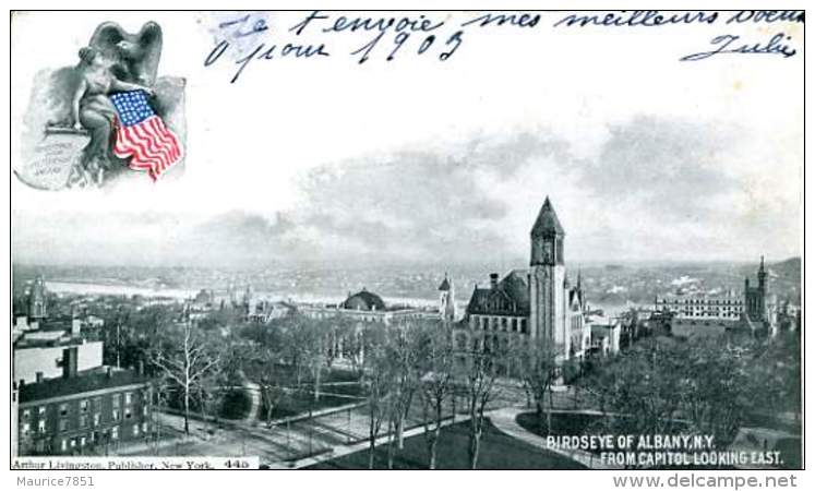 ALBANY --- BIRDSEYE FROM CAPITOL - Albany