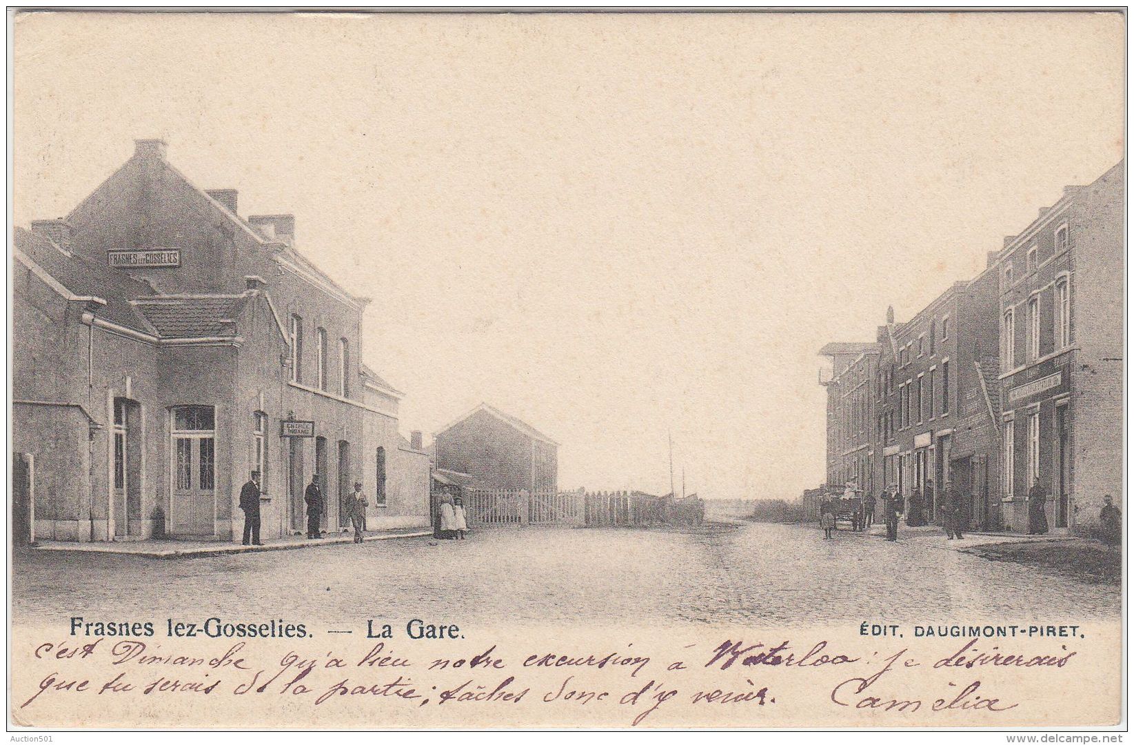 27182g   GARE - Frasnes Lez-Gosselies - 1903 - Les Bons Villers