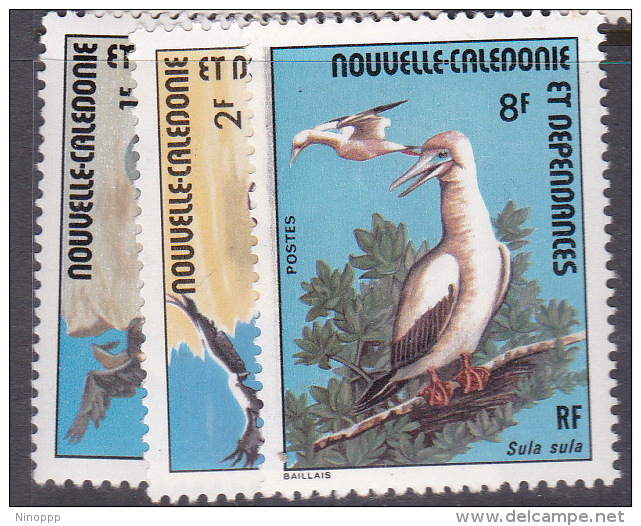 New Caledonia SG 561-63 1976 Ocean Birds MNH - Nuevos