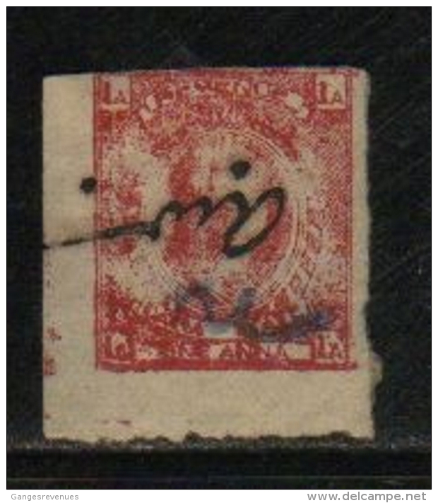 DATIA State  1A  Pink  Revenue  Type 29 # 91416 Inde Indien India Fiscal Revenue India - Datia