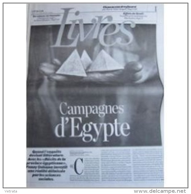 Libération, Supplément Livres Du 05/02/2004 : Fanny Colonna, Récits De La Province égyptienne . 8 Pages - Giornali - Ante 1800