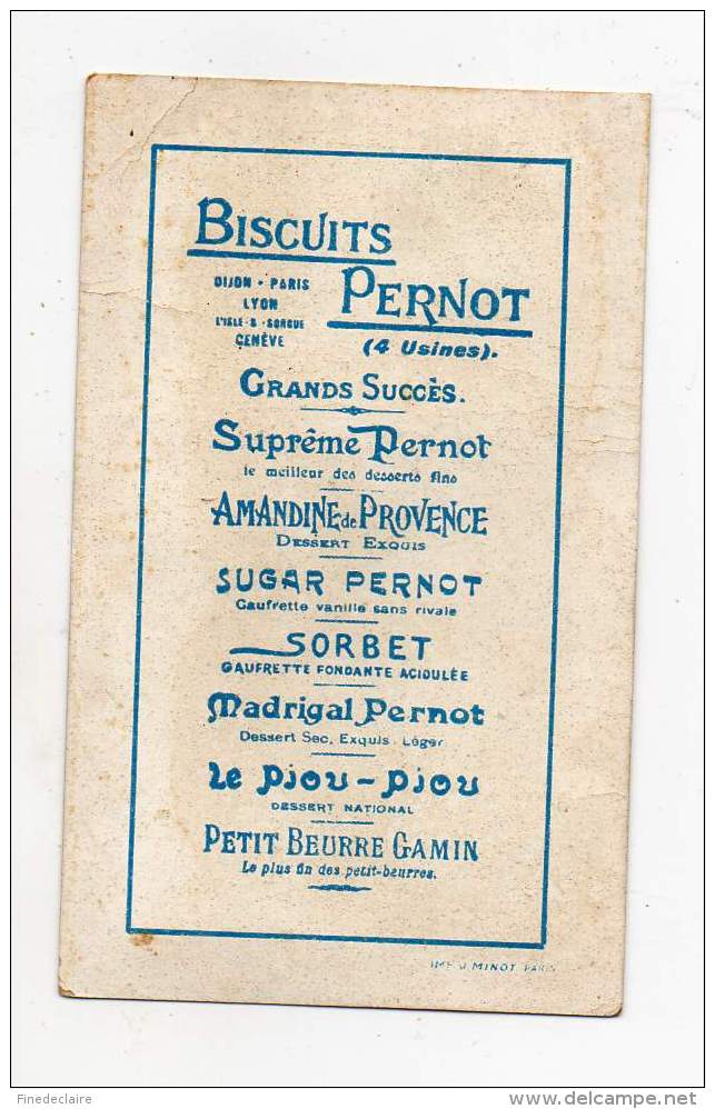 Chromo - Biscuits Pernot - Pends Toi, Brave Crillon, Nous Avons Vaincu à Arques Et Tu N'y étais Pas - Pernot