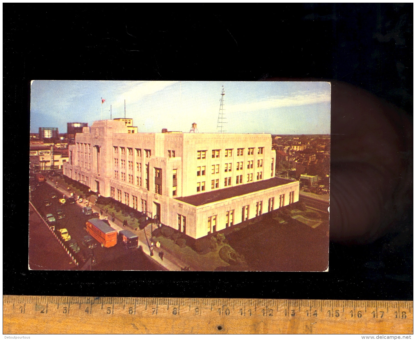 NORFOLK Virginia : Post Office And Federal Building Granby Bute Street / Allied Delivery Truck - Norfolk