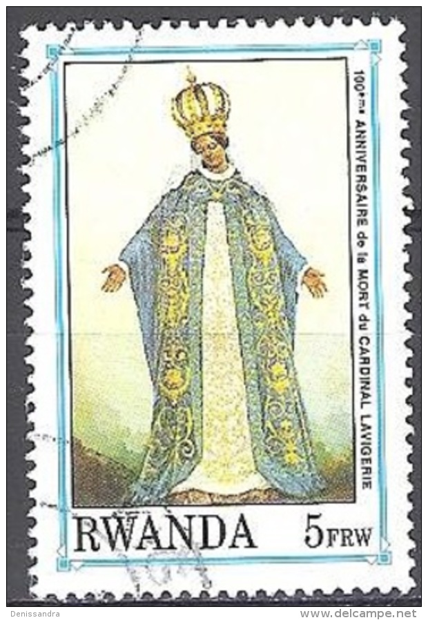 Rwanda 1992 Michel 1450 O Cote (2005) 2.50 Euro Madonna Cachet Rond - Used Stamps