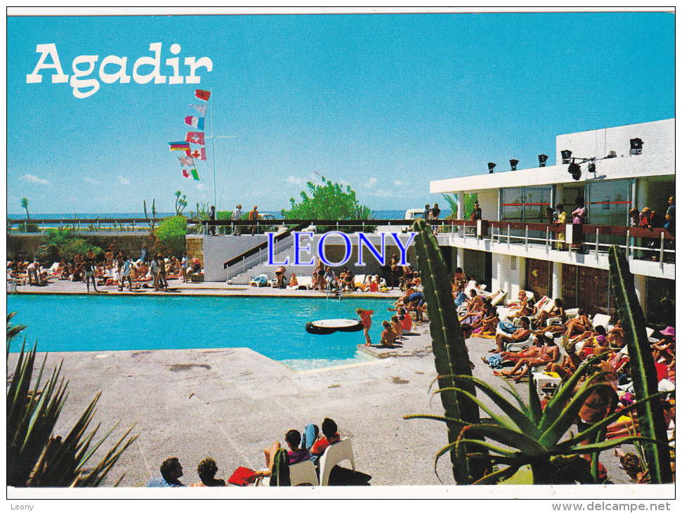 CPM Du MAROC - AGADIR  - CLUB MEDITERANEE " LA PISCINE " - Agadir