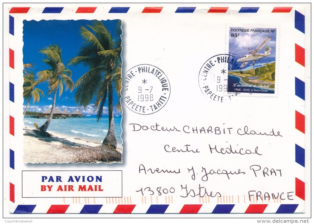 POLYNESIE FRANCAISE - 4 Enveloppes 1979 - 1998 - 2002 - Affranchissements Divers - Other & Unclassified