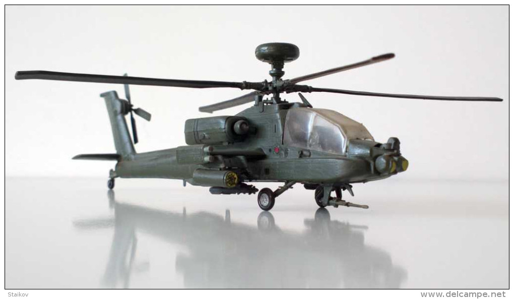 Boeing AH-64D Apache 1/48 Fully Assembled VERY RARE Awarded The BRONZE MEDAL - Helicopters