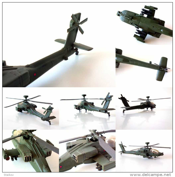 Boeing AH-64D Apache 1/48 Fully Assembled VERY RARE Awarded The BRONZE MEDAL - Helikopters