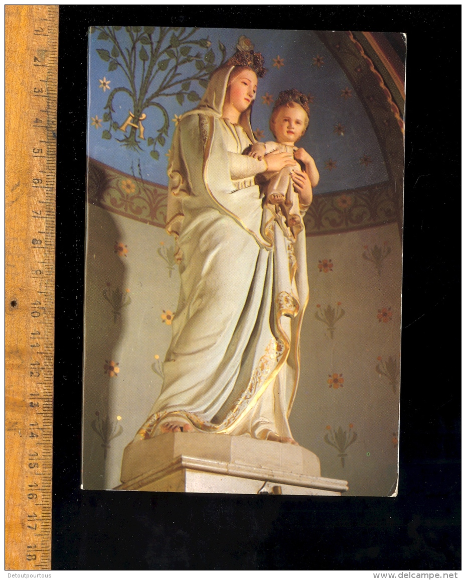 BRANGUES Isère 38 : Eglise Statue / Prière à La Vierge Qui écoute / Sainte Vierge Marie Enfant Jésus - Brangues