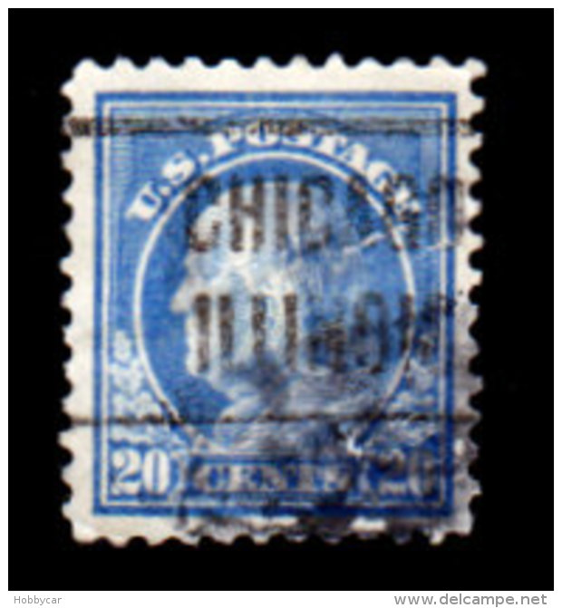 USA, 1914 Scott #419, Benjamin Franklin, Used, NH, VF - Gebruikt