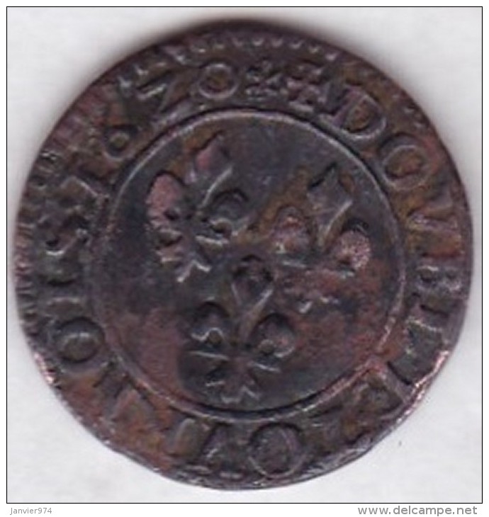 Double Tournois Juvénile 1620 R (Villeneuve) Louis XIII, Inédit - 1610-1643 Lodewijk XIII Van Frankrijk De Rechtvaardige