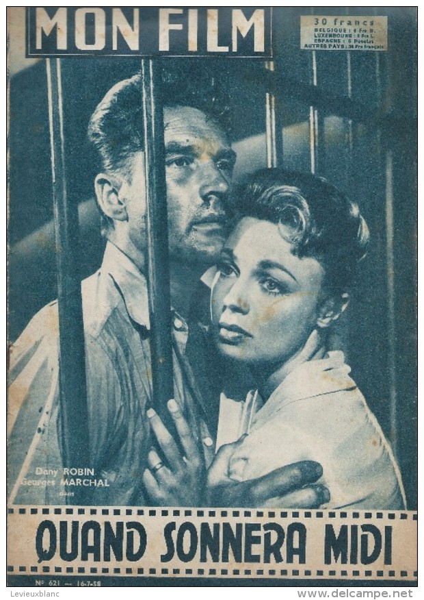 Mon Film/Périodique/"Quand Sonnera Midi"/Gréville /Sigma/Dany Robin/Georges Marchal/Joan Collins 1958  CIN71 - Kino/Fernsehen