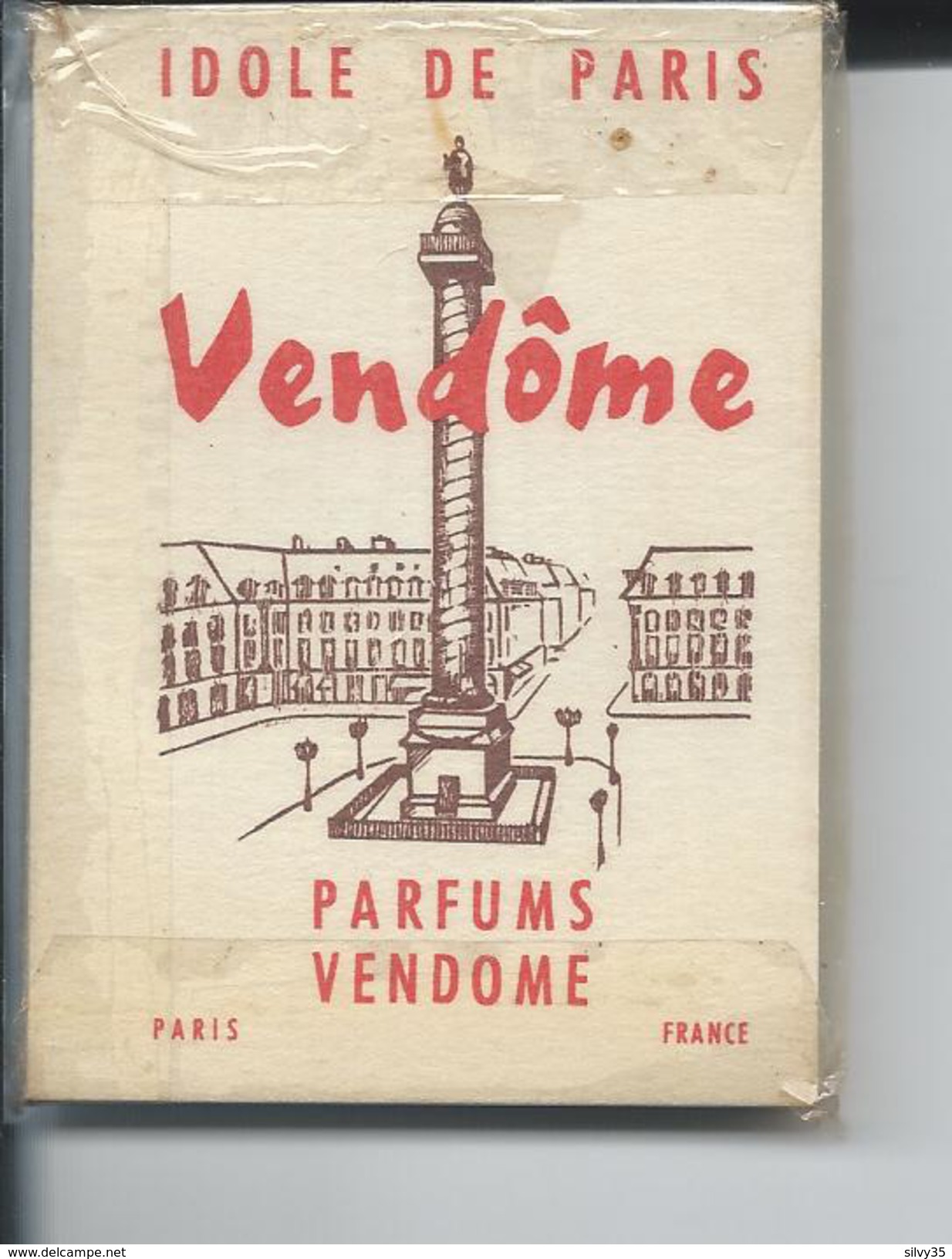 PAQUET CARTES PARFUMEES PARFUMS VENDOME - IDOLE DE PARIS - Vintage (until 1960)