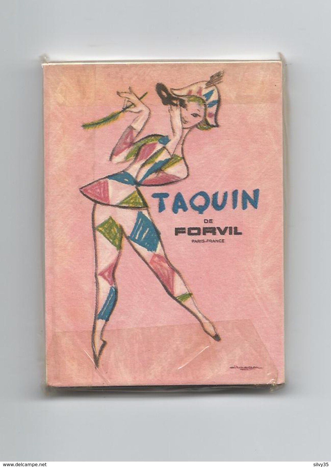 PAQUET CARTES PARFUMEES FORVIL - TAQUIN - Vintage (until 1960)