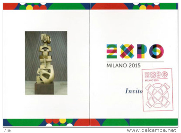 Republica De Guinea Ecuatorial. UNIVERSAL EXPO MILANO 2015. Invito De Primer Ministro S.E.D Vicente Ehate Tomi. (RARE) - 2015 – Milan (Italy)