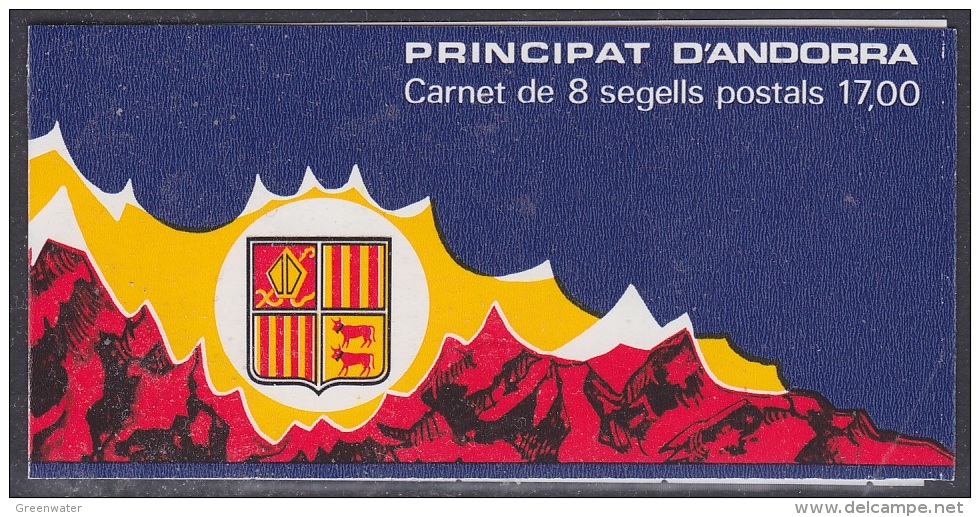 Andorra Fr. 1987 Arms Booklet ** Mnh (30230) - Carnets