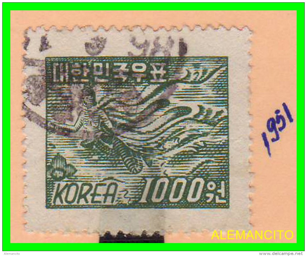 KOREA   -    SELLO  DEL  AÑO 1951 - Corea (...-1945)