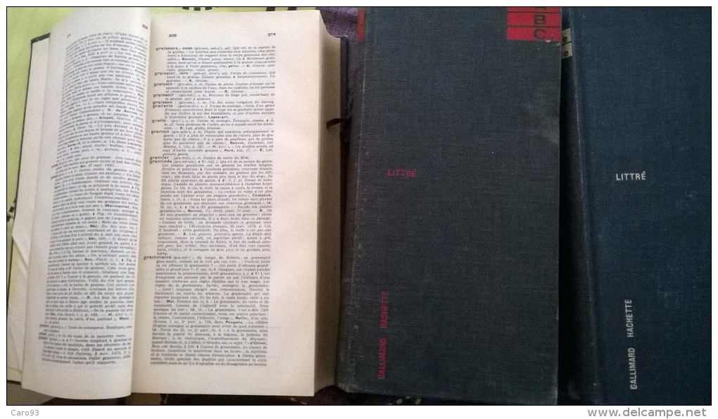 Dictionnaire De La Langue Française Emile Littré.1970. 3 Volumes A à Ca, Ge à Ma, Pn à Sa - Woordenboeken