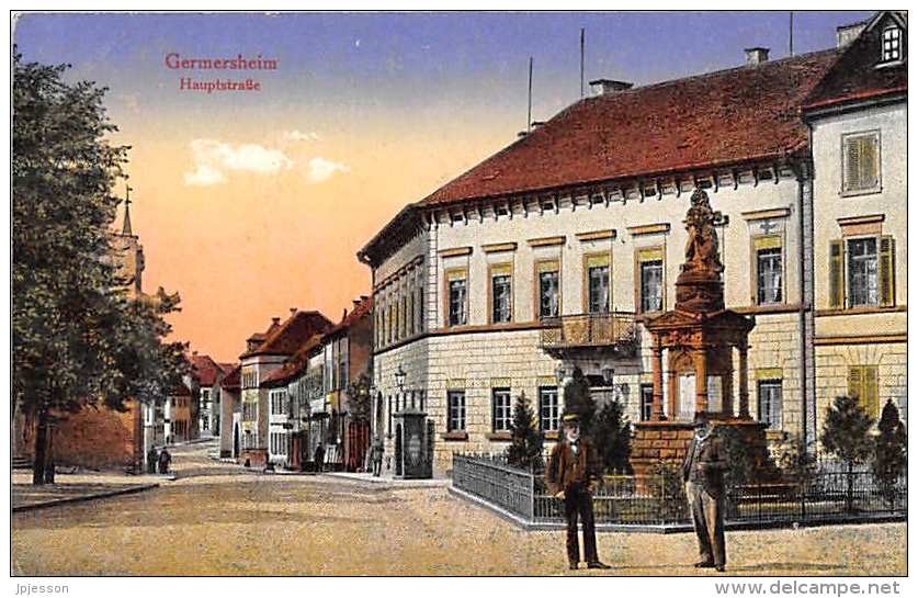 GEMERSHEIM  HAUPTSTRASSE - Germersheim