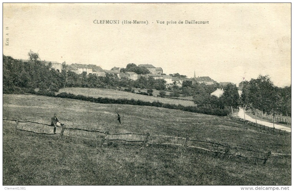 Clefmont Vue Prise De Daillecourt - Clefmont