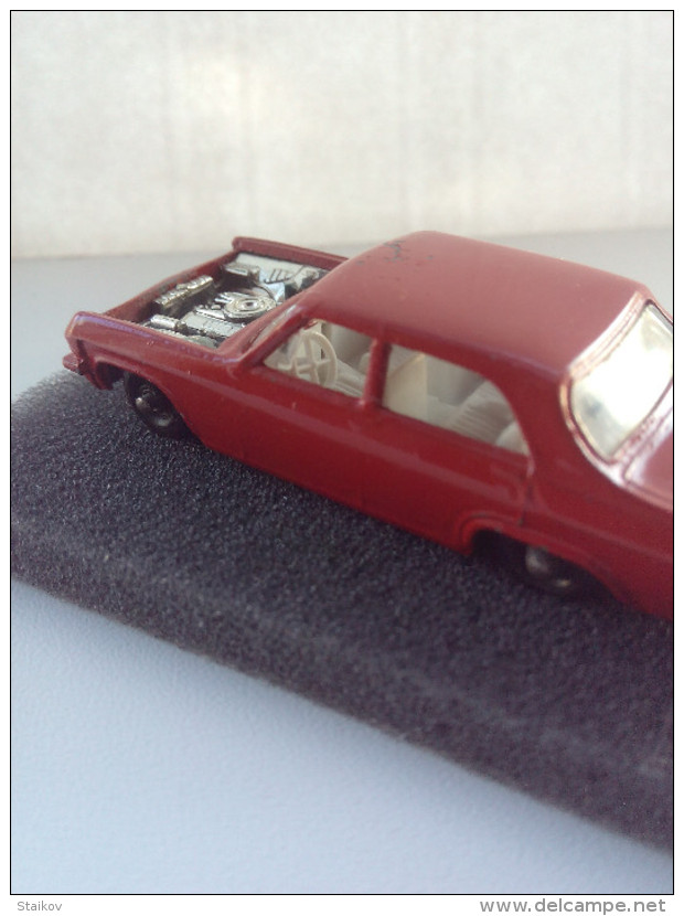 Opel Diplomat Matchbox by Lesney red color Rare Unique Old Vintage car 1960"s LOWER PRICE