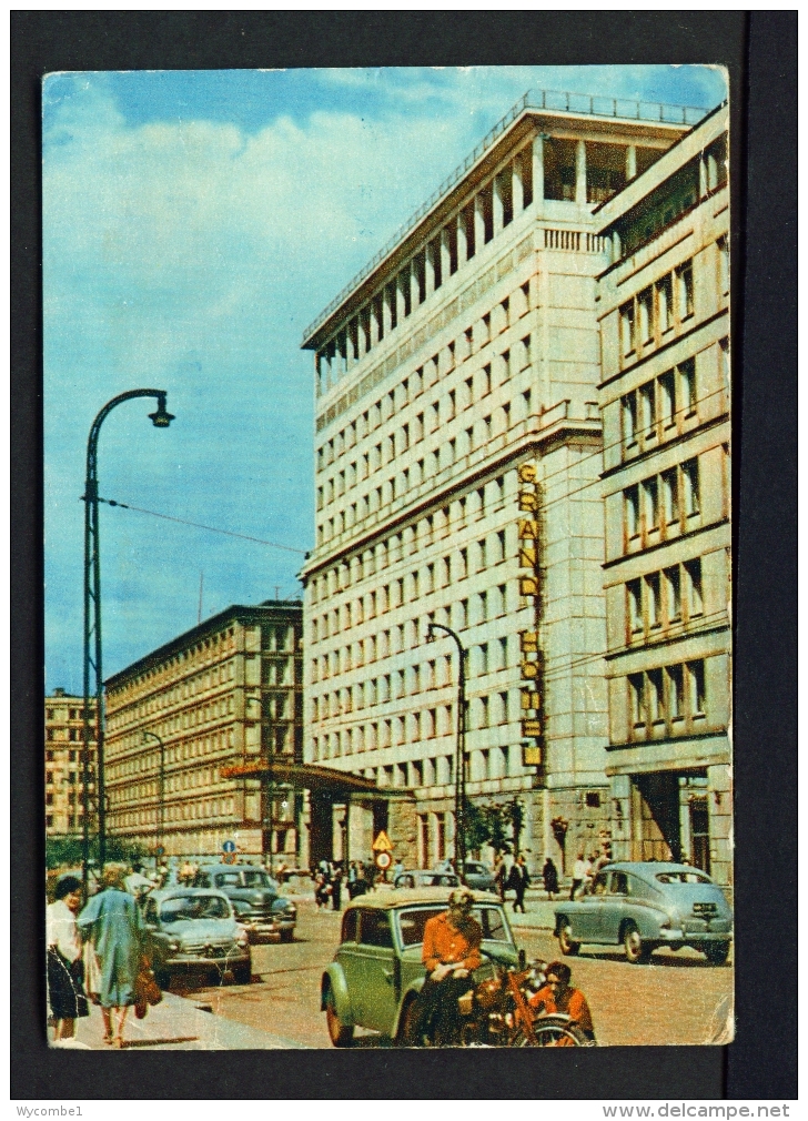 POLAND  -  Warsaw  Grand Hotel  Used Postcard - Poland