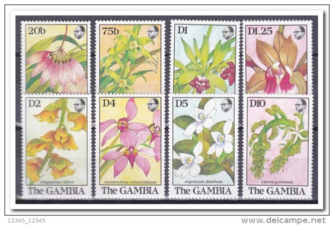 Gambia 1989, Postfris MNH, Flowers, Orchids - Gambia (1965-...)