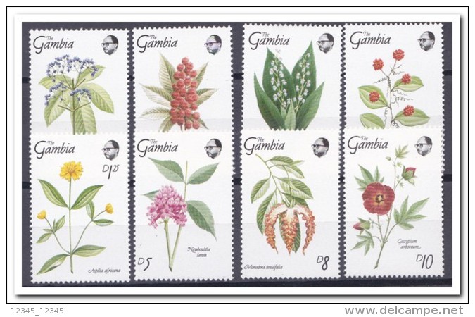 Gambia 1989, Postfris MNH, Flowers - Gambia (1965-...)