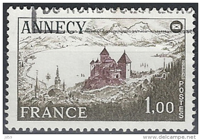 1977 - N° 1935 : 50e Congrès National De La Fédération Des Sociétés Philatéliques à Annecy - Gebraucht