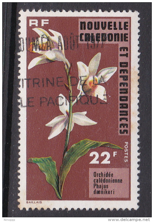 New Caledonia SG 581 1977 Orchids 22F Phajus Daenikeri Used - Used Stamps