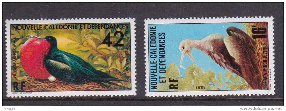 New Caledonia SG 586-87 1977 Great Frigate Birds MNH - Nuevos