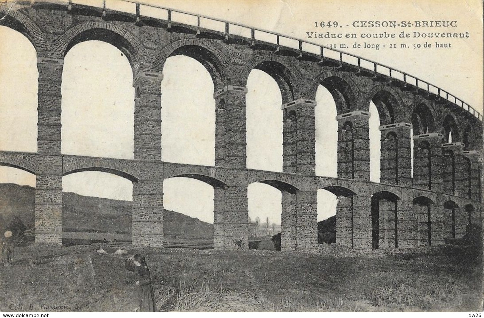 Cesson-St-Brieuc - Viaduc En Courbe De Douvenant - Structures