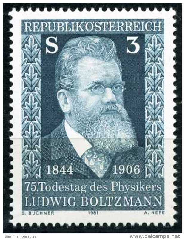 Österreich - Michel 1677 - ** Postfrisch (D) - Ludwig Boltzmann - Unused Stamps