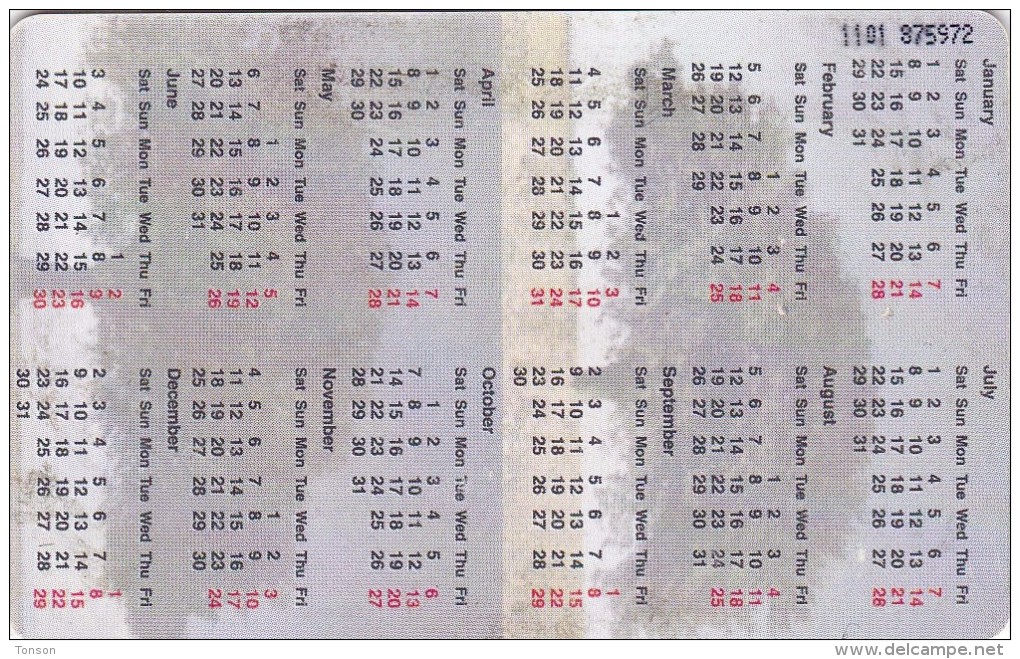 Jordan, JOR-A-071, Calender 2000, 2 Scans - Jordanien