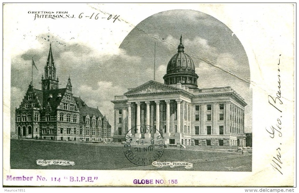 PATERSON ---COURT HOUSE - POST OFFICE - Paterson